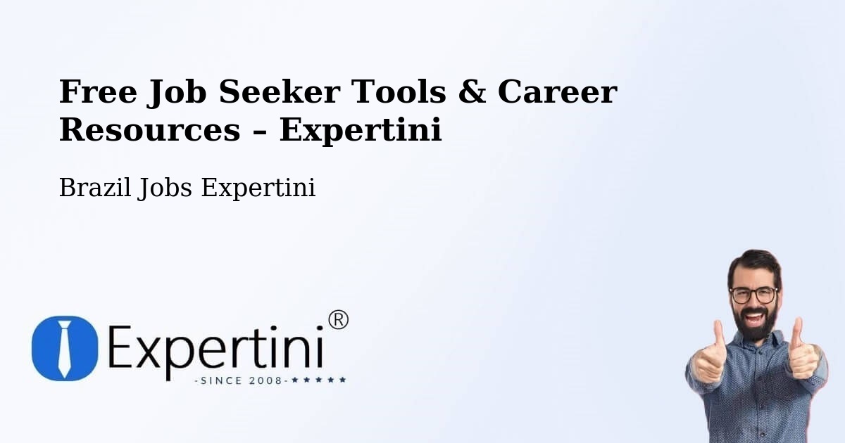 Free Job Seeker Tools & Career Resources – Parauapebas - Parauapebas, Brazil Jobs Expertini